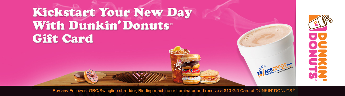 Kickstart your new year with Dunkin Donuts Gift Card
