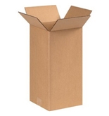8" x 8" x 16" Tall Corrugated Boxes (Bundle of 25)