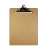 Bazic Hardboard Clipboard with Sturdy Spring Clip, Standard Size (Case of 24)