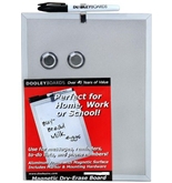 Dooley Aluminum Framed Magnetic Dry Erase Board, 5 x 7 Inches, 1 Board (507MGMTA)