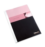 Fellowes Thermal Binding System Cover, PVC, Holds 43 Sheets, 9.75 x 11.125 Inches, Clear, 10 Each (52220)