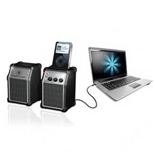 NEW Set of 2 Computer Speakers with MP3 Dock (Audio/Video/Electronics)