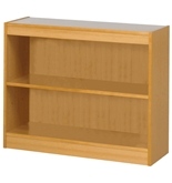 Safco 3-Shelf Square-Edge Veneer Bookcase, Light Oak [Kitchen]