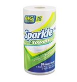 Sparkle ps Two-Ply Premium Perforated Paper Towel, 11 x 8 4/5, White, 70/Roll 12/CT