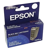 10pk - Remanufactured Epson T015 Black Ink Cartridge T015201; Epson Stylus photo 2000p