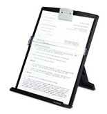 3 Pack Fold-Flat Freestanding Desktop Copyholder, Plastic, 150 Sheet Capacity, Black by 3M (Catalog Category: Paper, Pens & Desk Supplies / Copyholders)