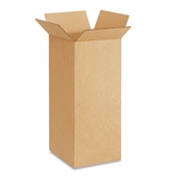 8" x 8" x 20" Tall Corrugated Boxes (Bundle of 25)