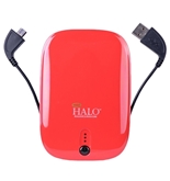 Halo Pocket Power 5500mAh Power Bank w/Mini USB Micro USB Cable & 30-Pin Adapter (Red) Consumer electronics