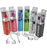 2 Pack - Vibe Juicys Comforty Mp3 Earbuds Stereo Headphones 3.5mm Pink Lemonade