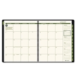 At-A-Glance Green Professional Monthly Planner, Black - 2015-16