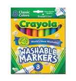 8 ct. Crayola Broad Line Washable Markers (Pack of 6)