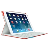 Logitech Fabric Skin Keyboard Folio for iPad Air, Mars Red Orange