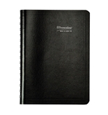 Brownline Daily Academic Planner, August 2014 - July 2015, Twin-Wire, Black 8 x 5 inches 1 Planner - CA201.BLK-15
