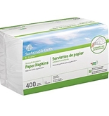 Sustainable Earth by Staples Recycled Paper Napkins, 1-Ply
