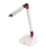 LED 5 Watt Desk Light w/Detatchable Head - 235 Lumens - White & Red