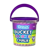 BAZIC Assorted Color Chalk (50/Bucket)