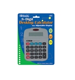 BAZIC 8-Digit Calculator with Adjustable Display
