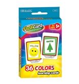 BAZIC Colors Preschool Flash Cards (36/Pack)