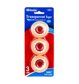 BAZIC 3/4 X 1000 Transparent Tape Refill (3/Pack)