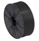 5/32" x 7000' Black Plastic Twist Tie Spool - PLTS532K