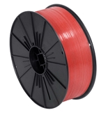 5/32" x 7000' Red Plastic Twist Tie Spool - PLTS532R