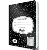 iScholar Composition Book, 100 Sheets, 5 x 5 Graph Ruled, 9.75 x 7.5-Inches
