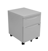 Luxor Mobile Pedestal File Cabinet w/ Locking Drawer Model Number- KDPEDESTAL-GY