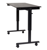 Luxor 60" Crank Adjustable Stand Up Desk Model Number- STANDCF60-BK/BO