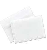 Masterpiece Studios Triple Embossed White Not Card Kit- Pack of 50 Cards & 50 Envelopes -161648