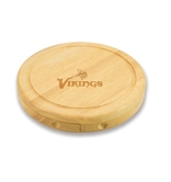 NFL Minnesota Vikings Brie Cheese Board/Tool Set, 7-1/2 Inch
