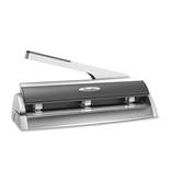 Swingline Optima Low Force Adjustable Hole Punch, 20 Sheet Capacity, Silver - A7074033