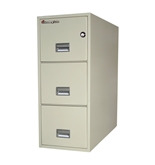 Sentry 3T3131 3 Drawer 31" Deep Fire And Water Resistant Vertical Legal File
