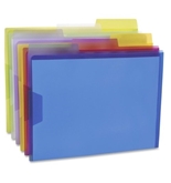 Poly Document Case - Assorted Colors - 6/BX
