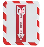 Sign Holder, Adhesv, Fire Extinguisher, PK2