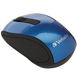 Verbatim Wireless Mini Travel Optical Mouse - Blue,Minimum Qty. 6 - 97471