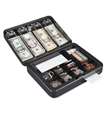 Hercules Cash Box, Keylock, Coin And Cash, 11 7/8" X 9 1/2" X 3 3/4", Silver By: FireKing