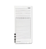 Acroprint 09-9111-000 Totalizing Payroll Recorder Time Cards ES1010, Pack of 100 Cards, Numbered, Employee Signature Line