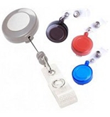 Akiles Red Tinted -Retractable ID Badge Holders (ID Supplies)