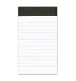 Ampad 20-208 Evidence 3" x 5" Narrow Perforated Writing Pads - White (12 Pads of 50 Sheets Each)