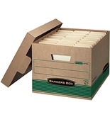Bankers Box Earth Series Stor/File Recycled Kraft Storage Box