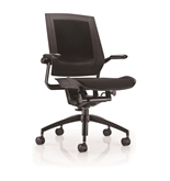 Bodyflex BF4100BLK Office Chair with Black Frame and Black Fabric