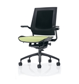 Bodyflex BF4100GRN Office Chair with Black Frame and Green Fabric