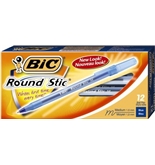BIC Round Stic Ball Pen, Medium Point (1.0 mm), Blue, 432 Pens total (12 pens in 36 boxes)