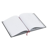 Black N' Red/John Dickinson Casebound Book, Ruled, 24 Lb, 96 Sheets, 11-3/4"X8-1/4", Bk/Rd