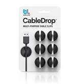 Blue Lounge Design CD-BL CableDrop Cable Management System for All Cables up to 5/16-Inch - Black