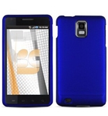 Blue Rubberized Protector Case for Samsung Infuse i997