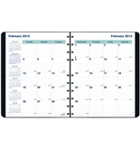 Blueline 2012 MiracleBind Monthly Planner, 17 months (Aug-Dec), Black, 11 x 9.0625-Inches (CF1512.81T)