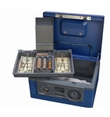 Carl Heavy Duty Security Box/ Dual Lock with Removable Cash/Coin Tray