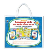 Carson-Dellosa 140020 File Folder Games-To-Go, Language Arts, Kindergarten