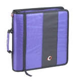 Case-it D-250 Zipper Binder, Purple Size - 13 X 12 X 2.8 inches